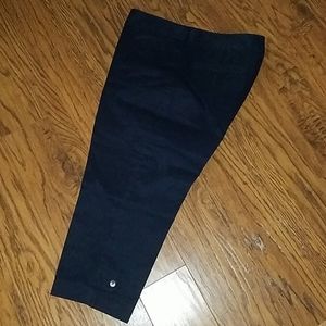 Talbots petites Navy capris